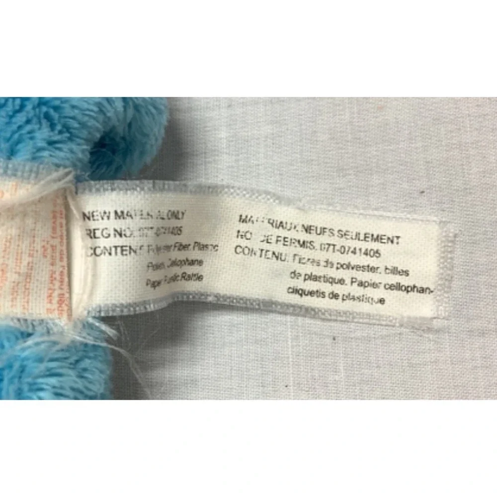 Munchkin Infant Baby Teether Plush Blue Elephant Toy Sensory 9